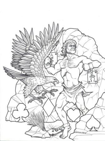 Мифы Греции раскраска