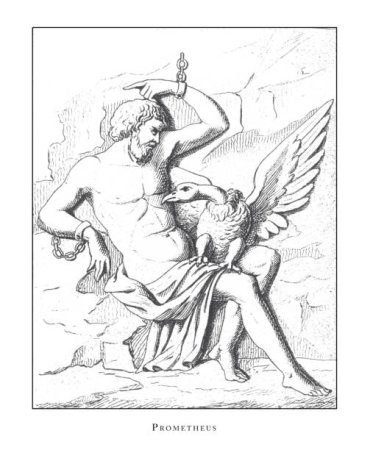 Мифический герой Прометей