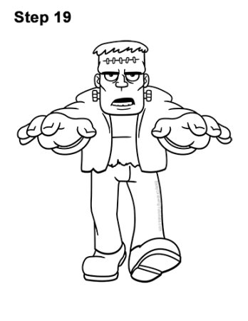 Франкенштейн раскраска