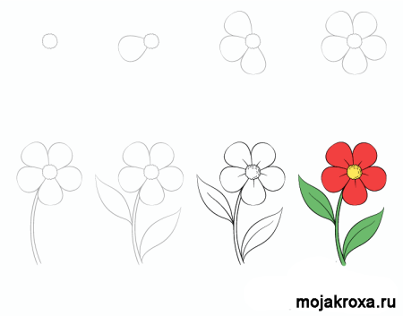 Малина рисунок карандашом