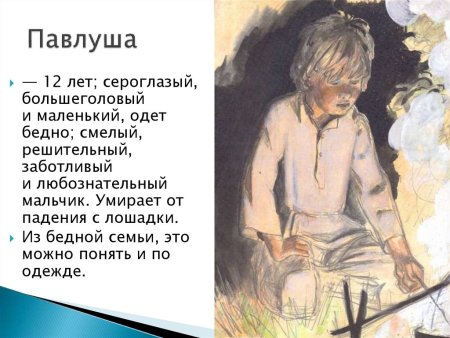 Герой Тургенева Бежин луг Павлуша