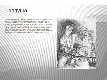 Павлуша Бежин луг портрет