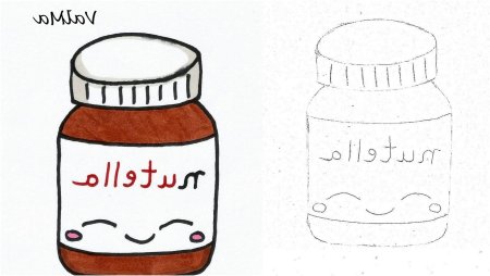 Раскраска Нутелла