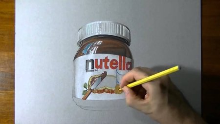 Нутелла нарисовать