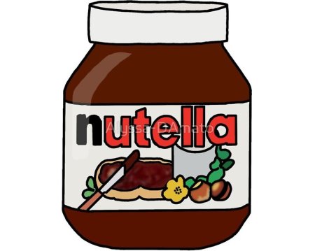 Реалистичное рисование Нутелла