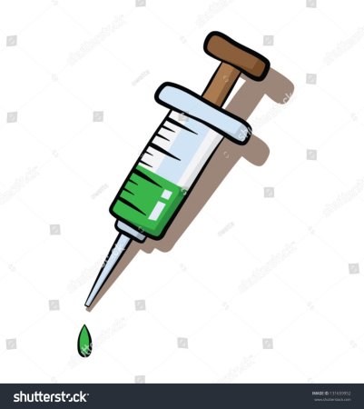 Инсулиновый шприц рисунок