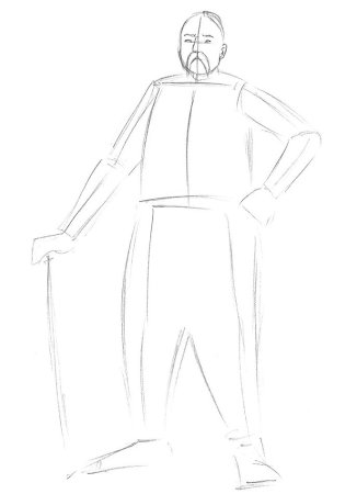 Нарисовать казака