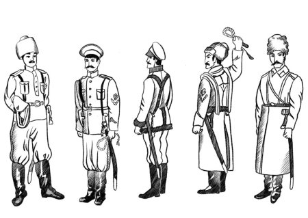 Рисунки Казаков