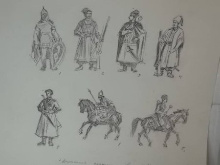 Рисунки Казаков