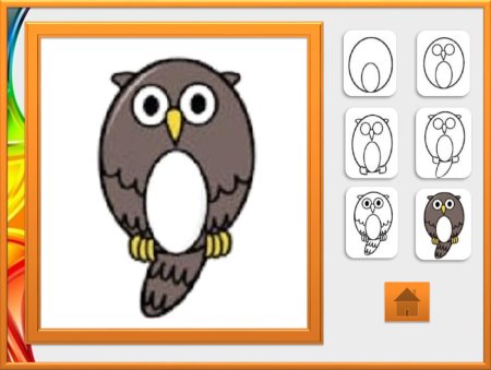 1 Класс урок изо Сова