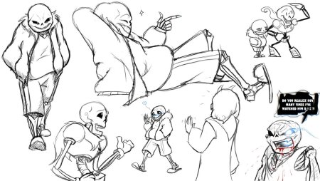 Рисунки андертейл для срисовки