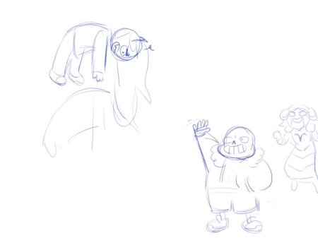 Поэтапное рисование Санса