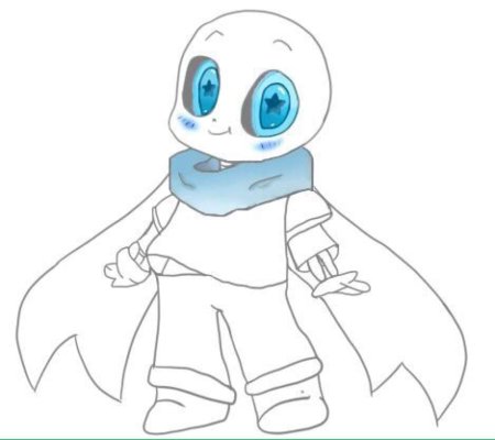 Раскраска Блуберри Санса