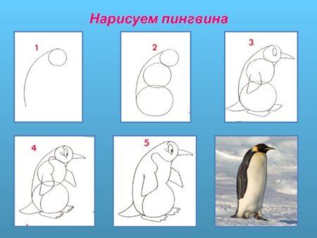 Урок изо Пингвин