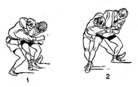 Бросок задняя подножка самбо
