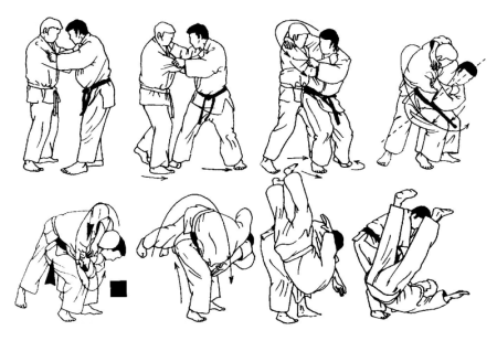 Дзюдо прием бросок через бедро