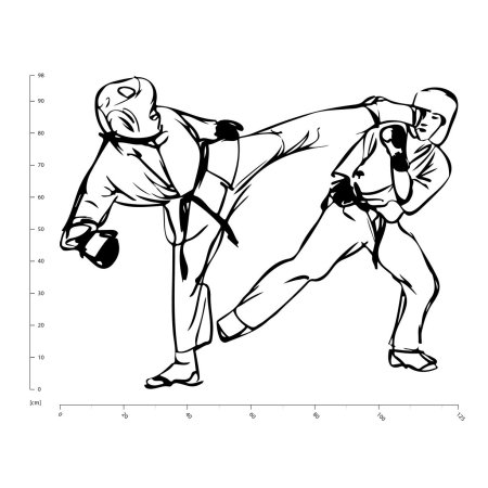 Скетч каратист