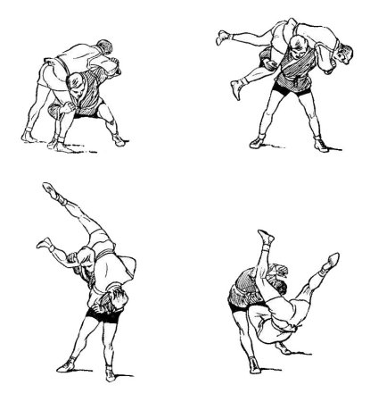 Приём мельница в самбо