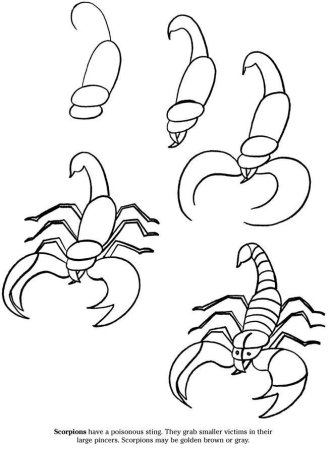 Поэтапное рисование медузы для детей