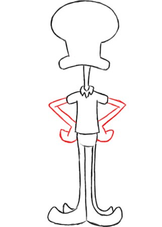 Сквидвард рисунок
