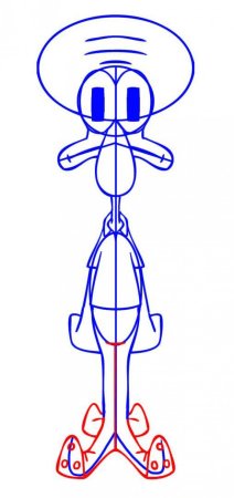 Сквидвард карандашом