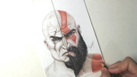 Кратос эскиз