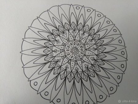Мандала для начинающих по шагам