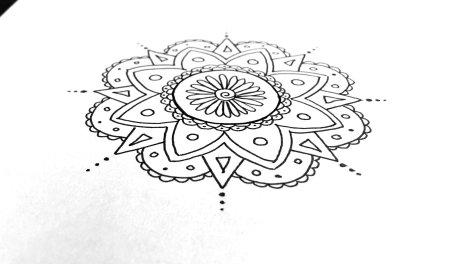 Правильное рисование мандалы