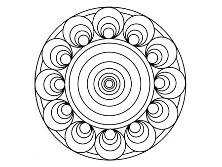 Мандала поэтапное рисование