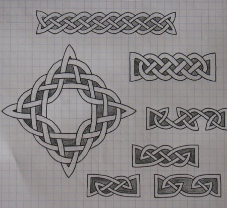Кельтская вязь орнамент для топора