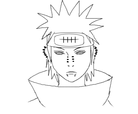 Раскраски Акацуки Яхико