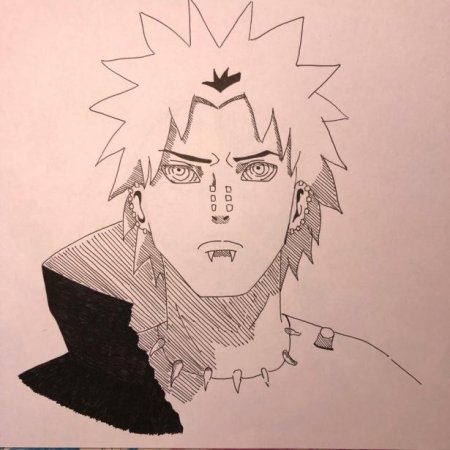 Пейн Наруто рисунок
