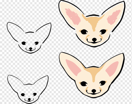Фенек легкие рисунки