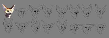 Фенек эскиз