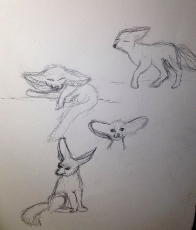 Лиса по этапам в платье рисунок