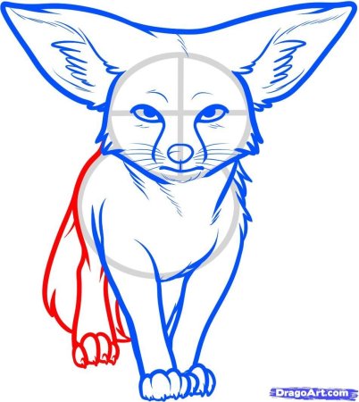 Рисунки по клеточкам фенек