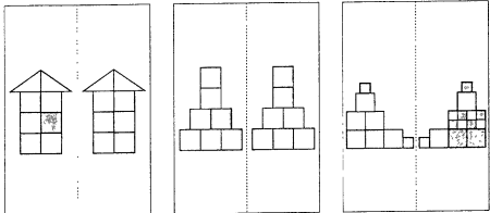 Схема домиков для конструирования