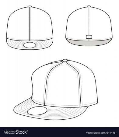 Кепка спереди рисунок