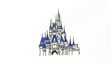 Диснейленд рисунок