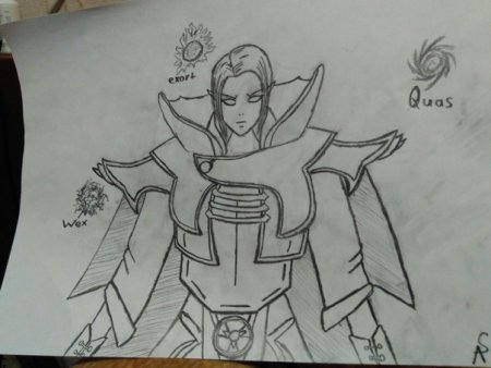 ИНВОКЕР дота для срисовки