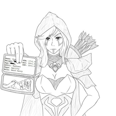 ИНВОКЕР дота 2 карандашом