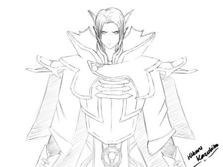 ИНВОКЕР дота 2 карандашом