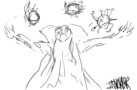 ИНВОКЕР дота 2 карандашом