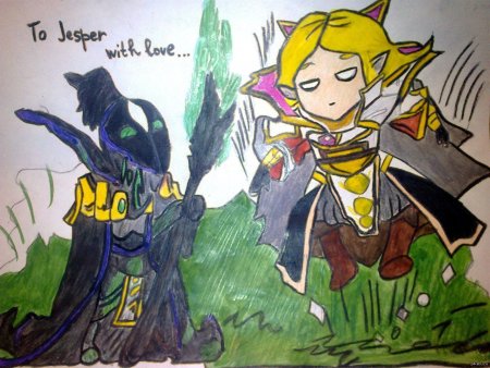 Герои Dota 2 карандашом