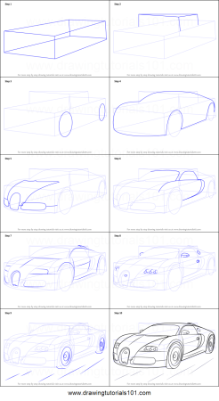 Машина пошагово сбоку