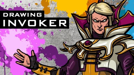 ИНВОКЕР дота 2 карандашом