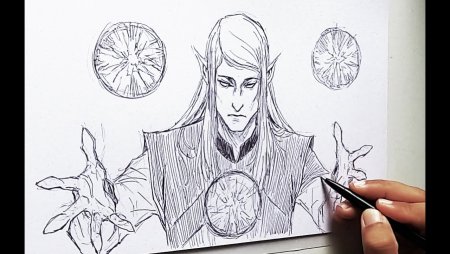 ИНВОКЕР дота 2 карандашом