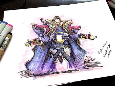 Герои из дота 2 карандашом