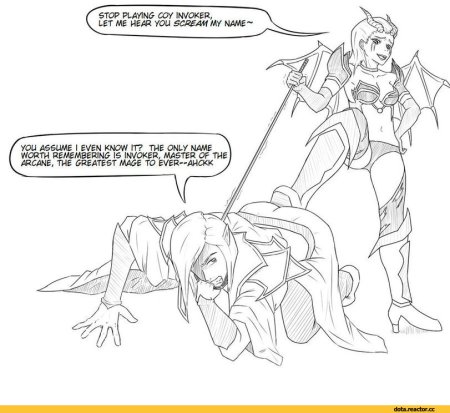 Дота 2 ИНВОКЕР И АНТИМАГ