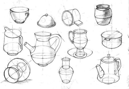 Чайник рисунок